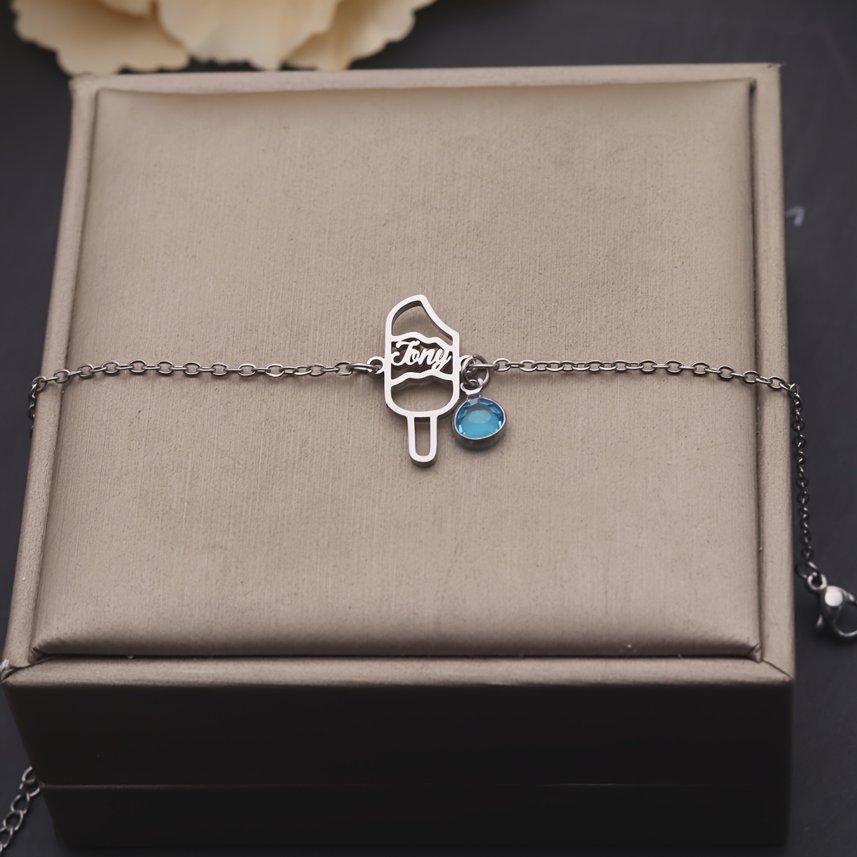 Minimalist Popsicle-Shaped Bracelet, Summer Gift Idea